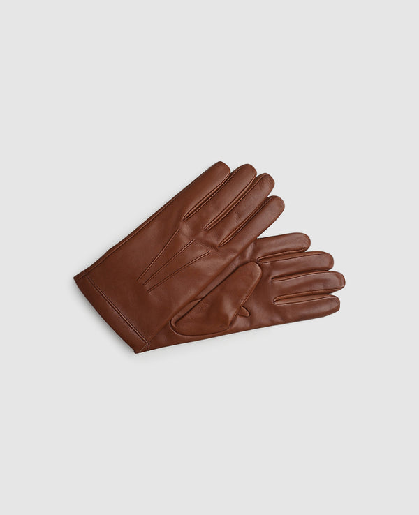 Fine leather gloves - Light Brown